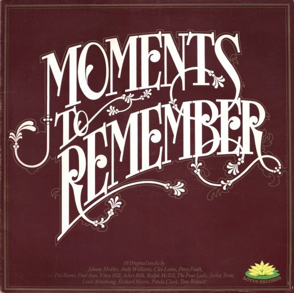 VARIOUS - MOMENTS TO REMEMBER -VINYL-