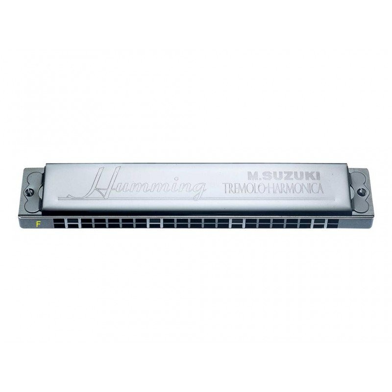 SUZUKI HUMMING SU-21-HM-F - MONDHARMONICA F TREMELO 42 TONEN