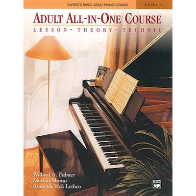 ALFRED'S BASIC PIANO - ADULT ALL IN ONE COURSE 1