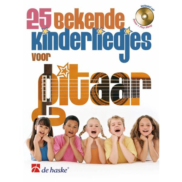 BLADMUZIEK - BEKENDE KINDERLIEDJES VOOR GITAAR + CD