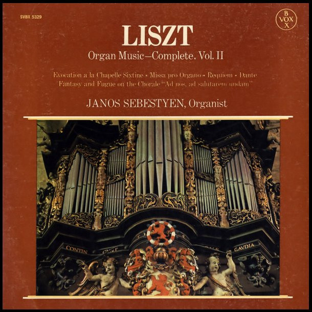 LISZT - ORGAN MUSIC - COMPLETE, VOL. II -3VINYL-