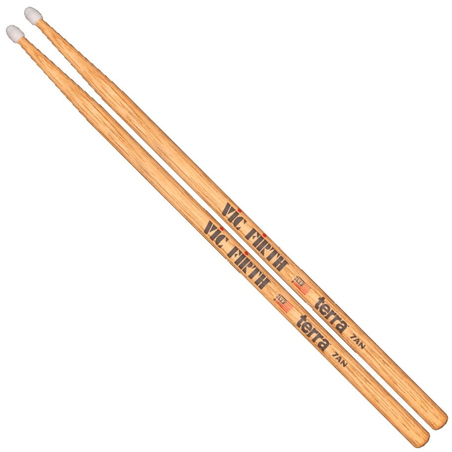 VIC FIRTH 7AN TERRA - DRUMSTOKKEN HICKORY NYLON TIP