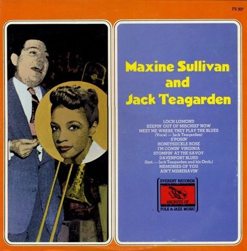 SULLIVAN, MAXINE & JACK TEAGARDEN - MAXINE SULLIVAN AND JACK TEAGARDEN - Lp, 2e hands
