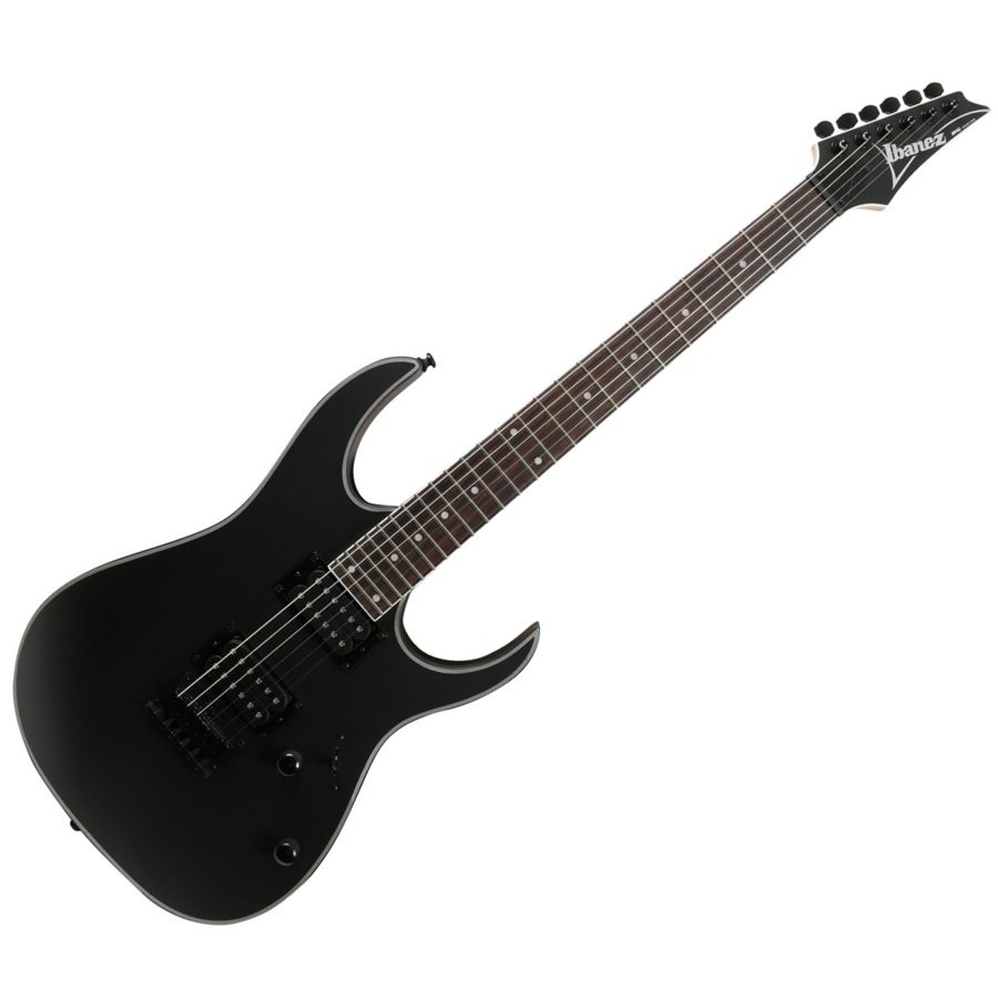 IBANEZ RG421EX BKF BLACK FLAT - GITAAR ELEKTRISCH HARDTAIL MAHOGANY BODY