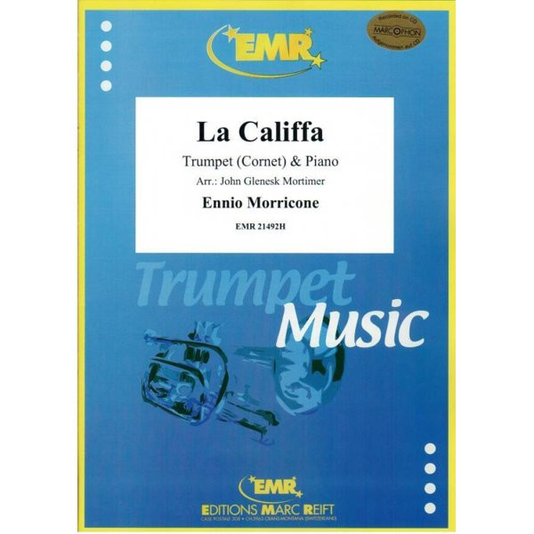 MORRICONE, ENNIO - LA CALIFFA -TROMPET, CORNET & PIANO- - bladmuziek