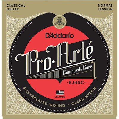 D'ADDARIO EJ45C COMPOSIET VERSTERKT - SNAREN NYLON NORMAL TENSION