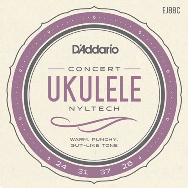 D'ADDARIO EJ88C NYLTECH - SNAREN UKELELE CONCERT G-C-E-A TUNING