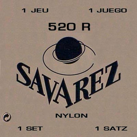 SAVAREZ 520-R - SNAREN NYLON ROUGE HARD TENSION