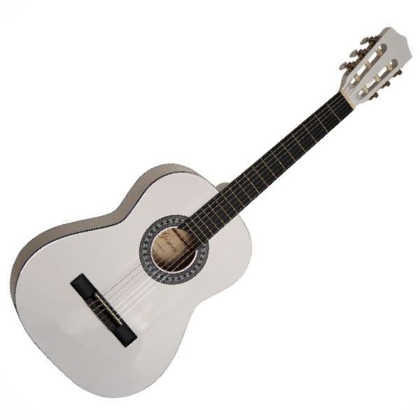 GOMEZ 036 WHITE - GITAAR KLASSIEK 3/4 MODEL WIT