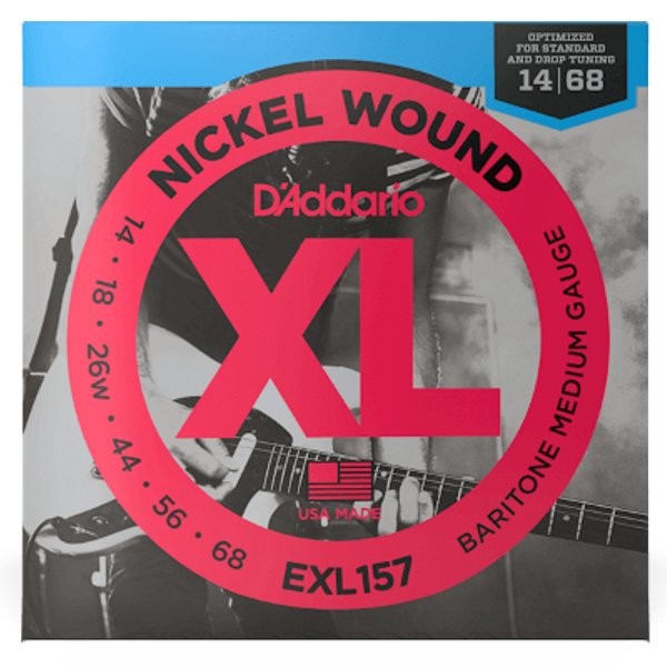 D'ADDARIO EXL157 BARITONE - SNAREN 014-068 NICKELWOUND MEDIUM