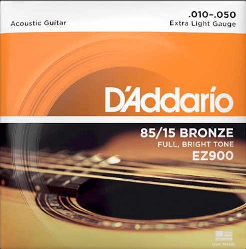 D'ADDARIO EZ900 ACOUSTIC - SNAREN 010-050 PHOSPHOR BRONZE