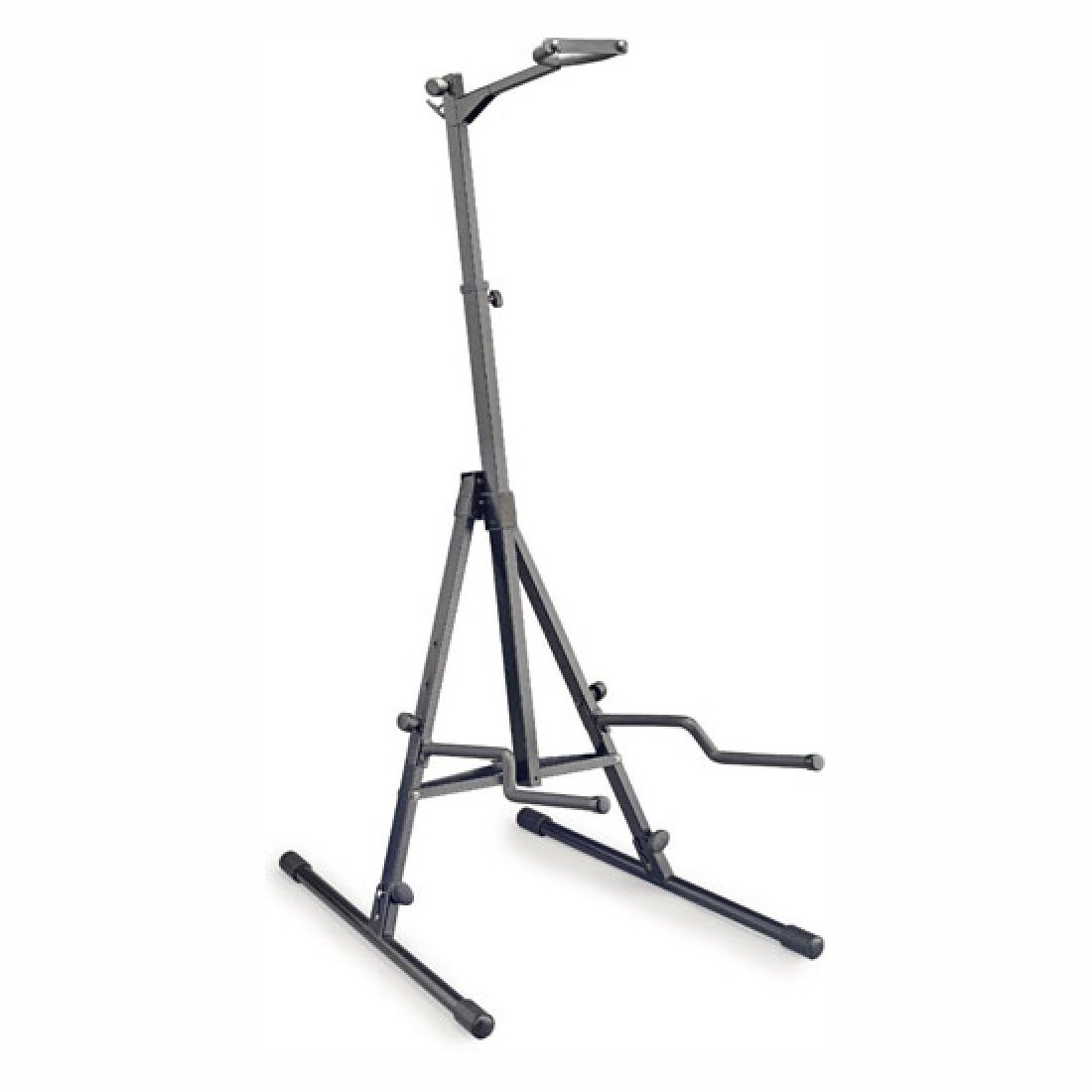STAGG SV-DB DOUBLE BASS STAND - STANDAARD CONTRABAS ZWART HALSSTEUN HOOGTE 136CM