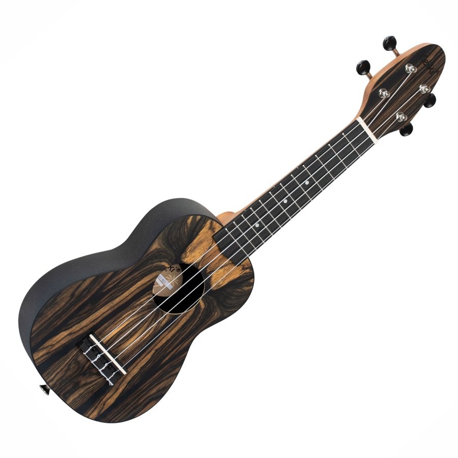 ORTEGA KEIKI K3-WEB WHITE EBONY - UKELELE SOPRAAN + ACCESSOIRES ABS BACK