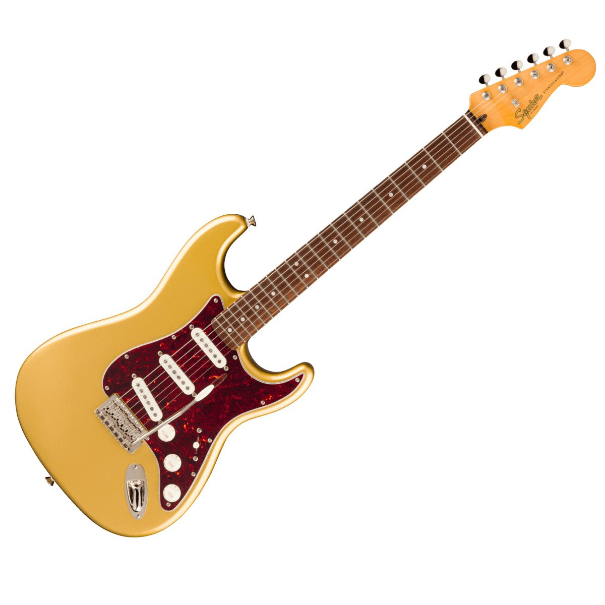 SQUIER STRATOCASTER '60S CLASSIC VIBE LRL TSPG AZG FSR - GITAAR ELEKTRISCH AZTEC GOLD LAUREL FINGERBOARD