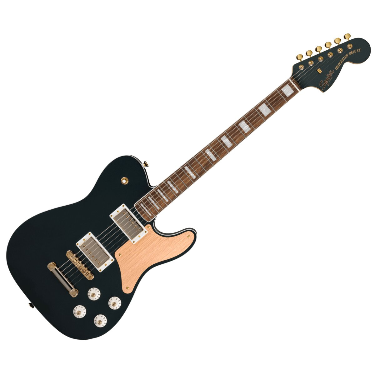 SQUIER TELECASTER PARANORMAL TROUBLEMAKER DLX GPG GHW MH CDG - GITAAR ELEKTRISCH CADILLAC GREEN INDIAN LAUREL FB