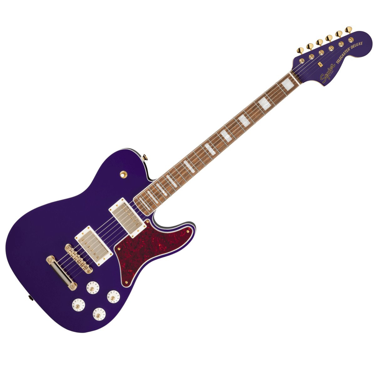 SQUIER TELECASTER PARANORMAL TROUBLEMAKER DLX TGP GHW MH PMT - GITAAR ELEKTRISCH PURPLE METALLIC INDIAN LAUREL FB
