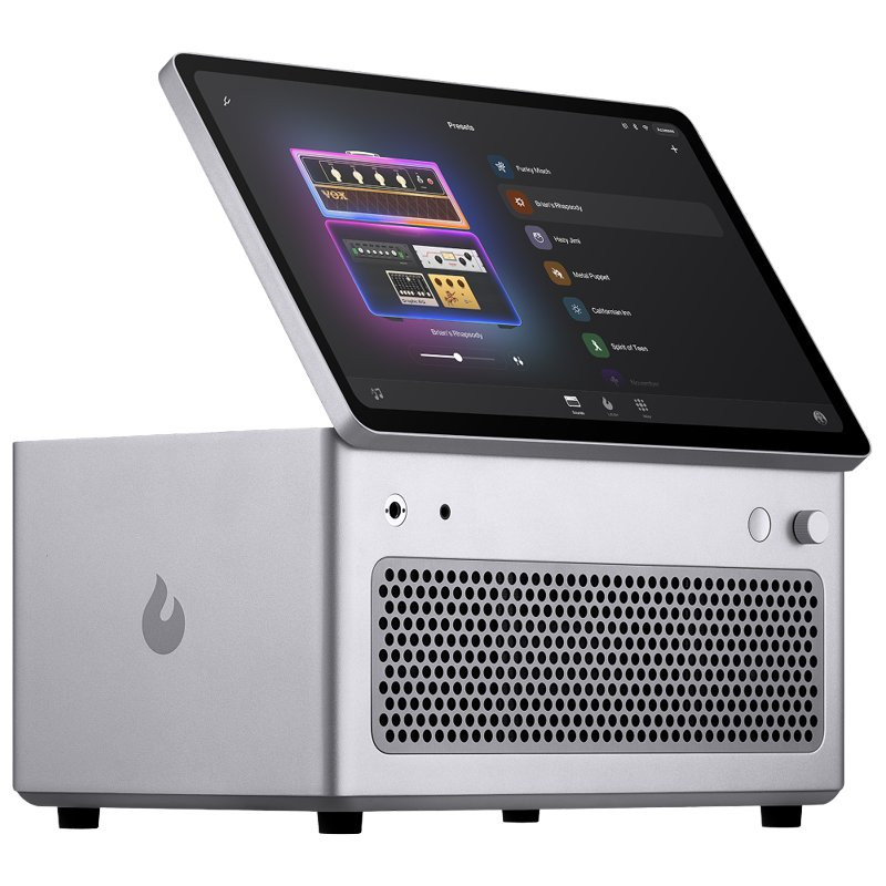 LAVA STUDIO DESKTOP KI AMP SILVER - GITAARVERSTERKER + OPNAMEFUNCTIE 13.3" TOUCH SCREEN