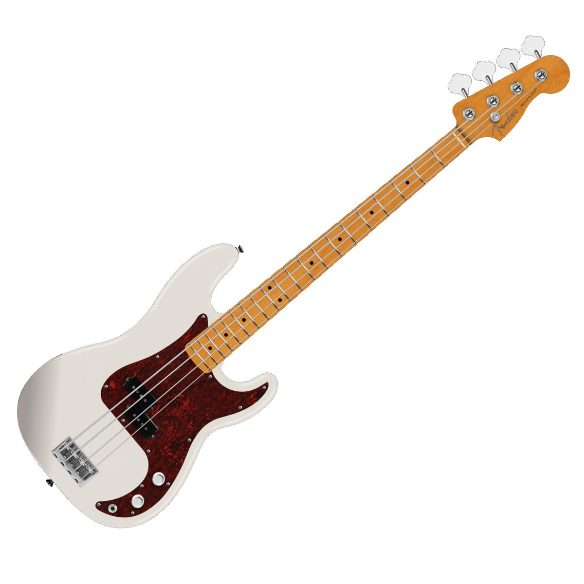 FENDER PRECISION BASS AMERICAN PROFESSIONAL MN OWT X - BASGITAAR OLYMPIC WHITE MAPLE FINGERBOARD