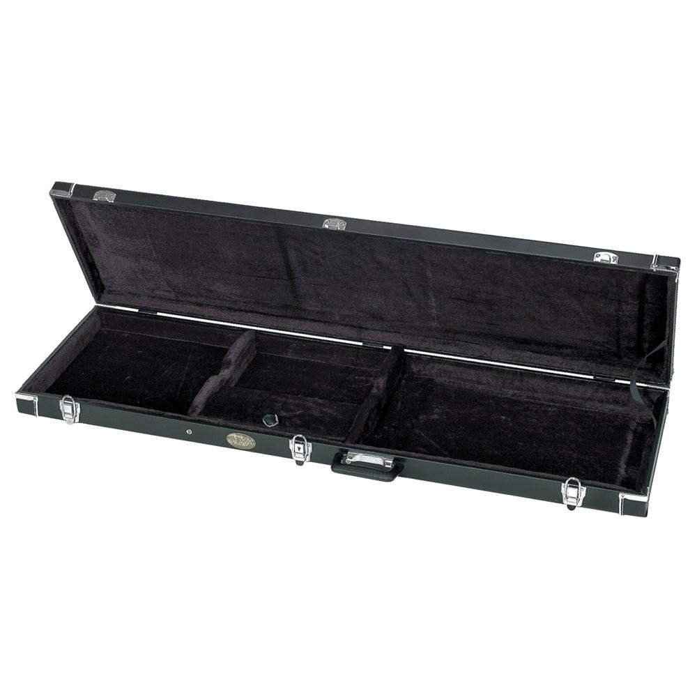 GEWA 523140 FLAT TOP ECONOMY - GITAARKOFFER BASGITAAR ELEKTRISCH RECHTHOEK ZWART