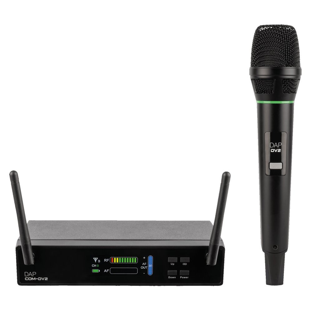 DAP COM DV-2 - MICROFOON DRAADLOOS HANDHELD 2.4GHZ