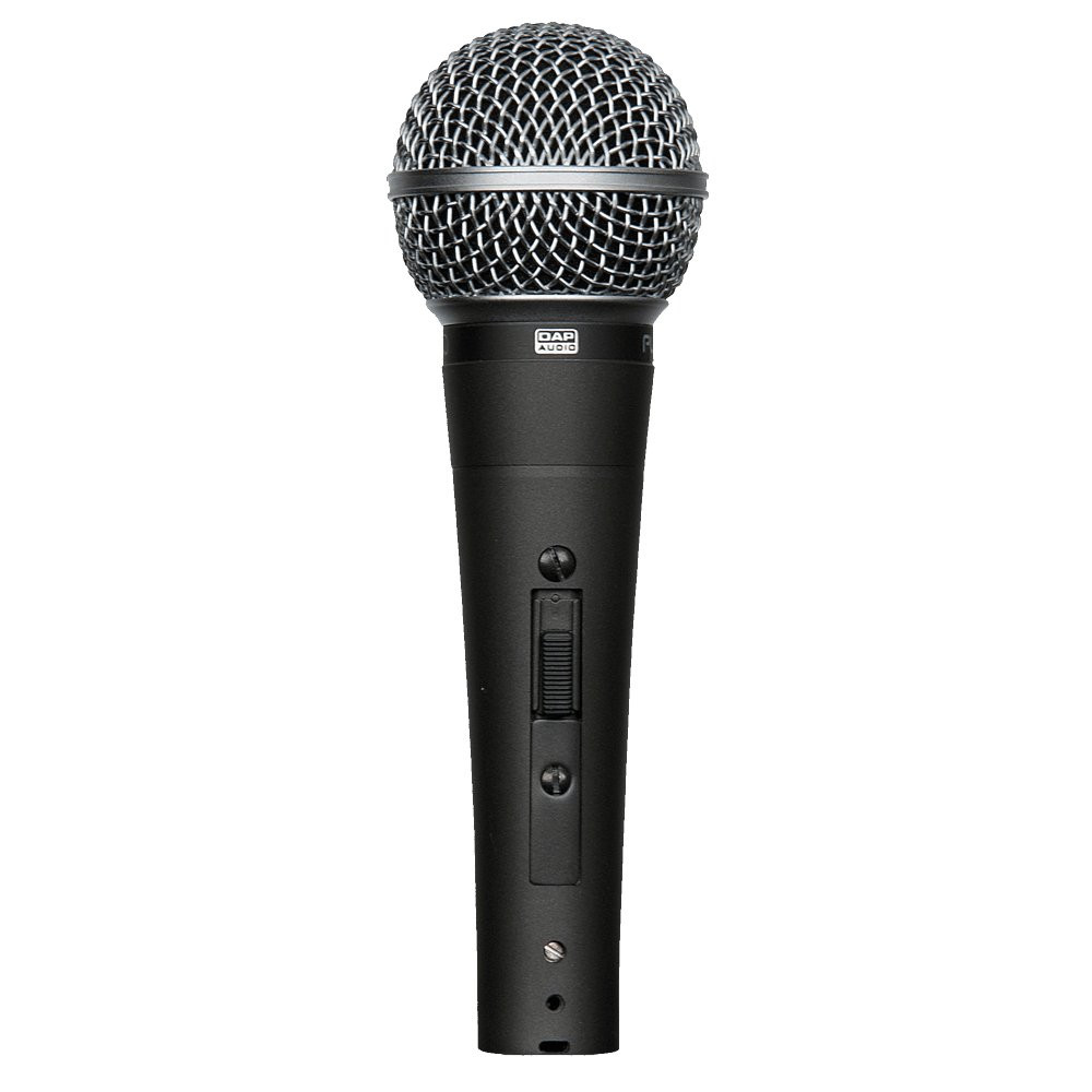 DAP PL-08S - MICROFFOON DYNAMISCH + SCHAKELAAR & 6 MTR XLR KABEL