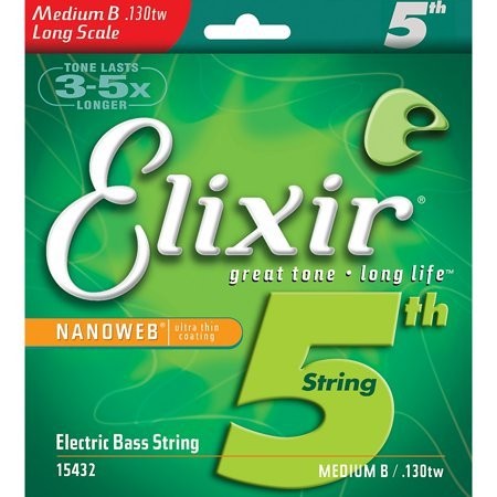 ELIXIR 15432 NANOWEB - SNAAR BASGITAAR 130 TAPER NICKELWOUND