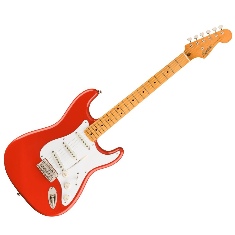 SQUIER STRATOCASTER '50S CLASSIC VIBE MN FRD - GITAAR ELEKTRISCH FIESTA RED MAPLE NECK