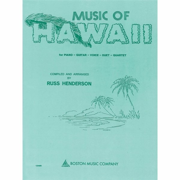 BLADMUZIEK - MUSIC OF HAWAII -PIANO ZANG GITAAR-