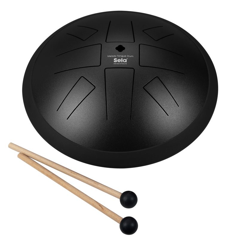 SELA SE 370 MELODY TONGUE DRUM - TONGDRUM 10" C HIRAJOSHI BLACK