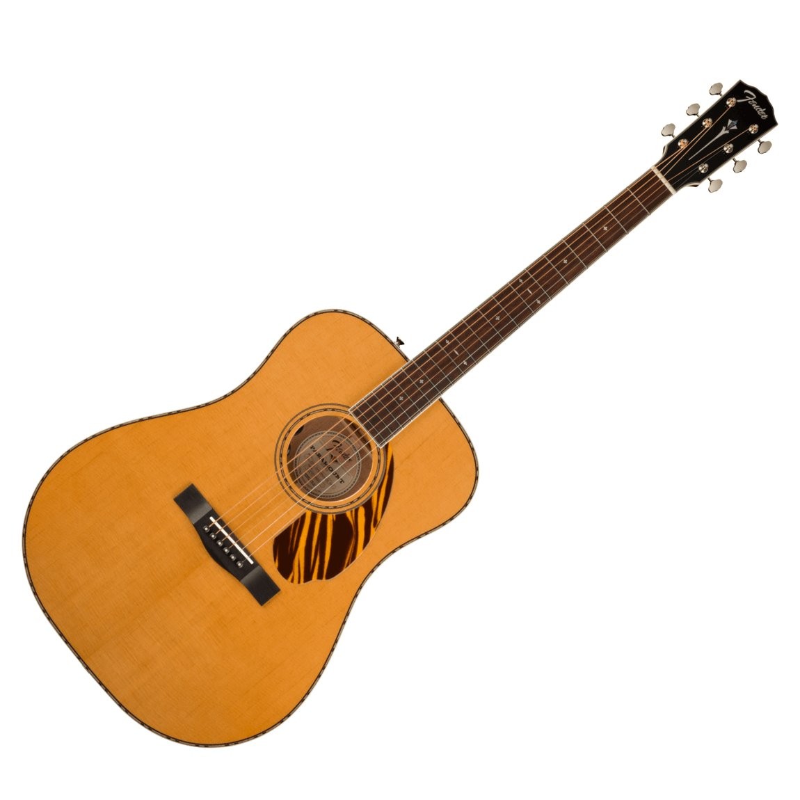 FENDER PARAMOUNT PD-220E DREADNOUGHT - GITAAR WESTERN SOLID SITKA SPRUCE / MAHOGANY + EQ