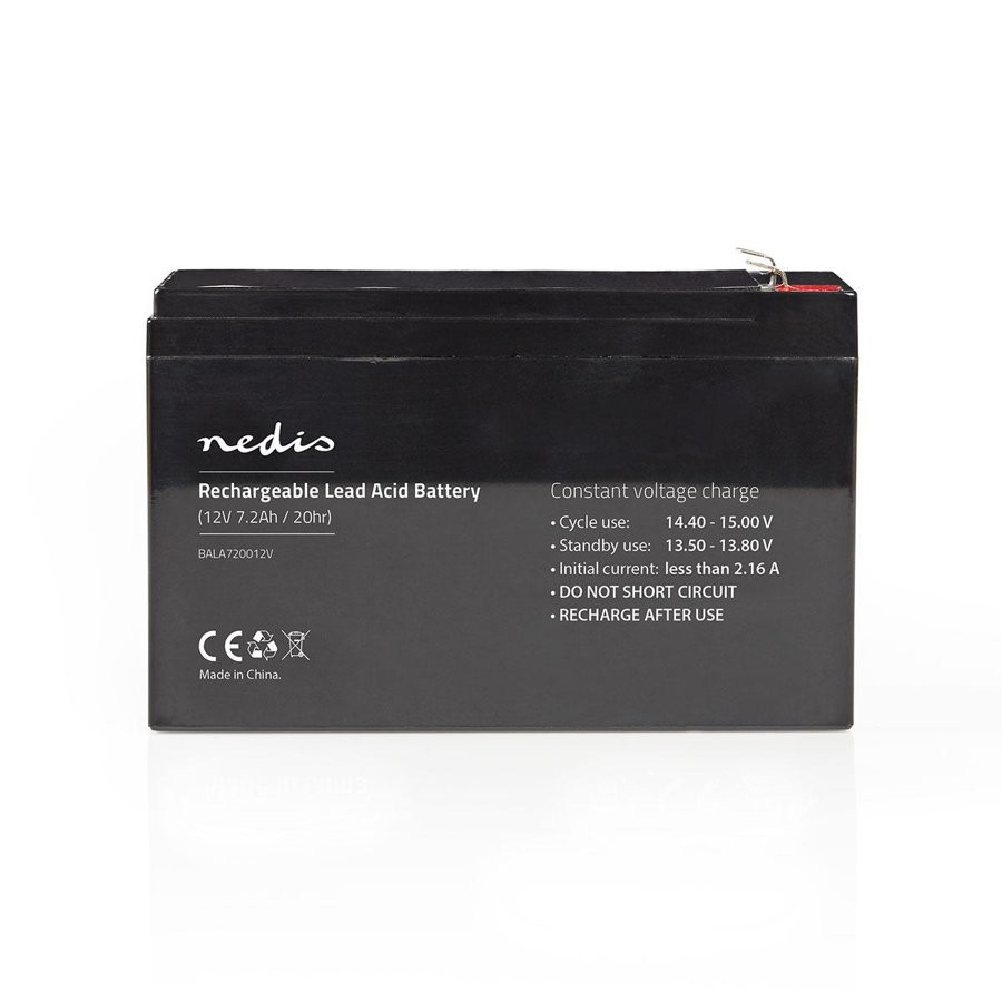 NEDIS BALA720012V LEAD-ACID - LOODACCU 12V 7200MAH 65X95X150MM