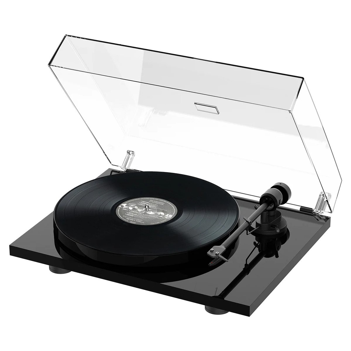 PRO-JECT E1PHONO-OM5E-UNI-BLACK - PLATENSPELER + VOORVERSTERKER