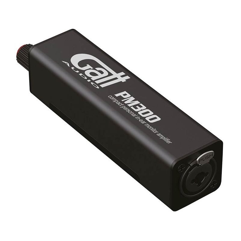 GATT PM300 COMPACTE PERSOONLIJKE IN-EAR MONITORVERSTERKER - HOOFDTELEFOONVERSTERKER MET BATTERIJVOEDING
