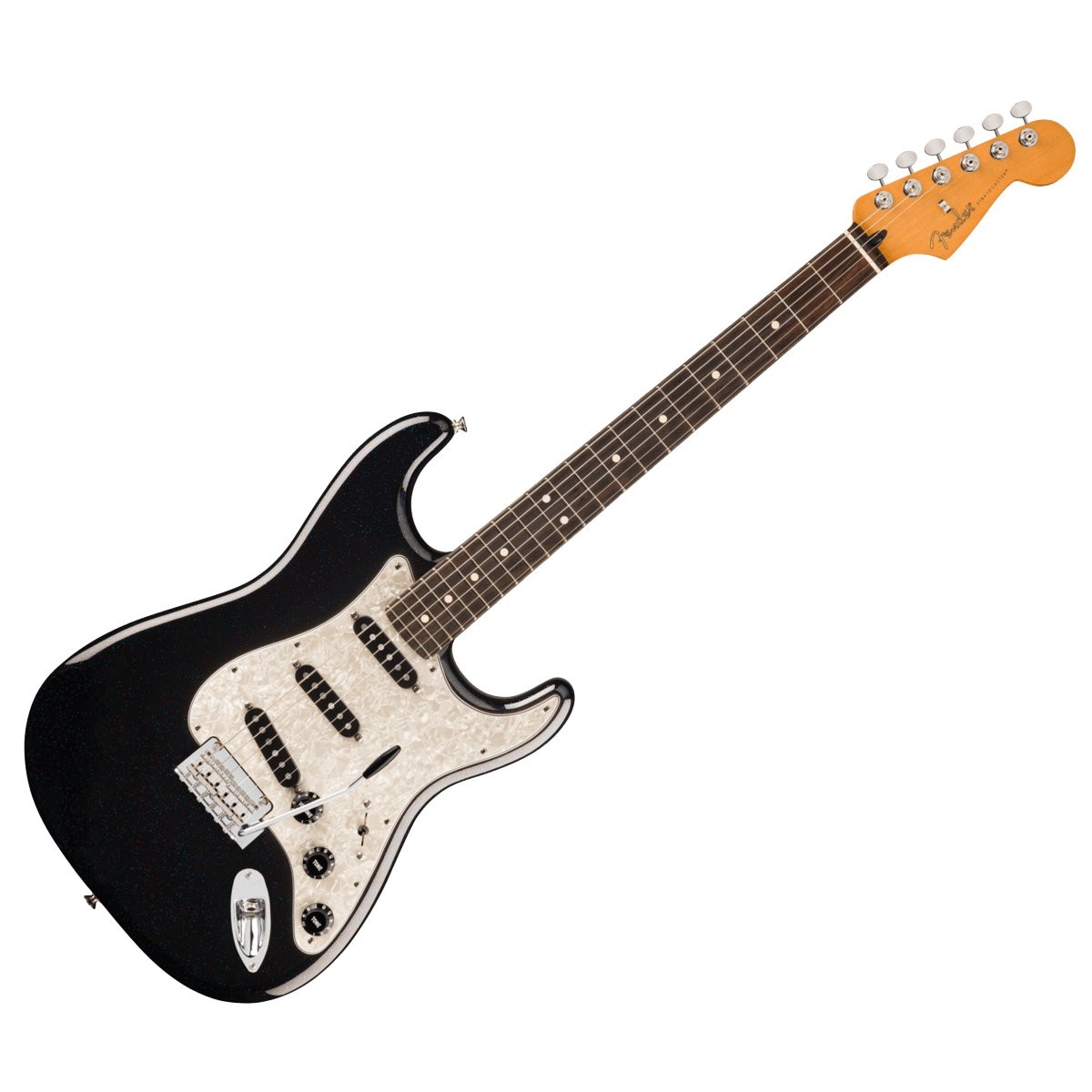 FENDER STRATOCASTER PLAYER 70TH ANNIVERSARY RW NEBNOIR - GITAAR ELEKTRISCH NEBULA NOIR ROSEWOOD FINGERBOARD