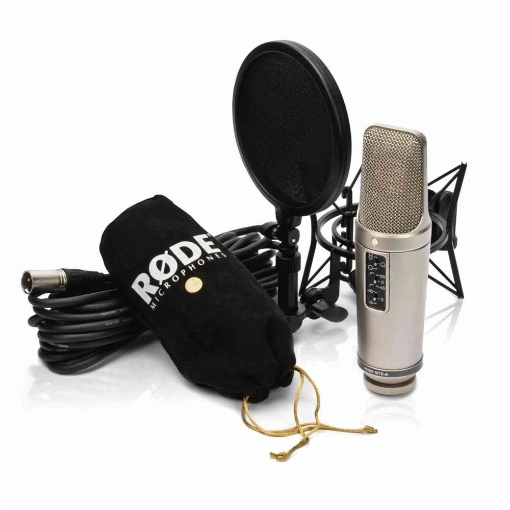RODE NT2-A - MICROFOON CONDENSATOR + SPIN & POPFILTER + SWITCHES