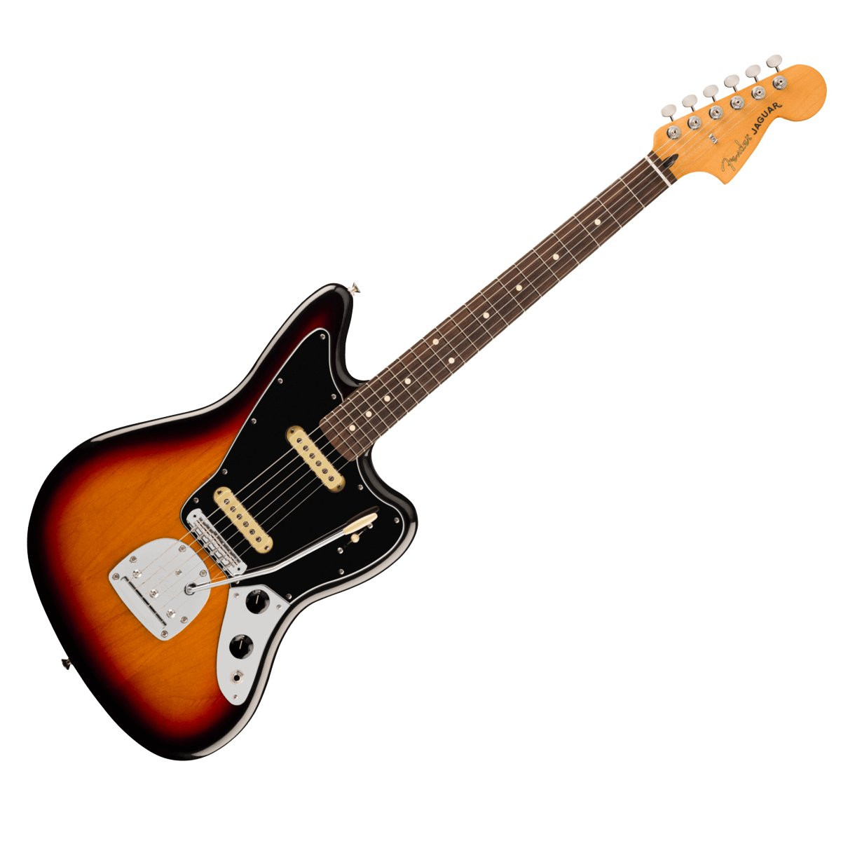 FENDER JAGUAR PLAYER II RW 3TS - GITAAR ELEKTRISCH 3 COLOR SUNBURST ROSEWOOD FINGERBOARD
