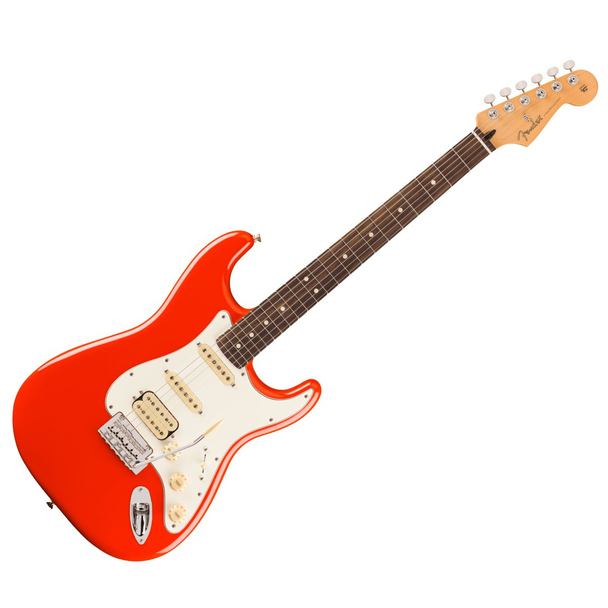 FENDER STRATOCASTER PLAYER II HSS RW CRR - GITAAR ELEKTRISCH CORAL RED ROSEWOOD FINGERBOARD