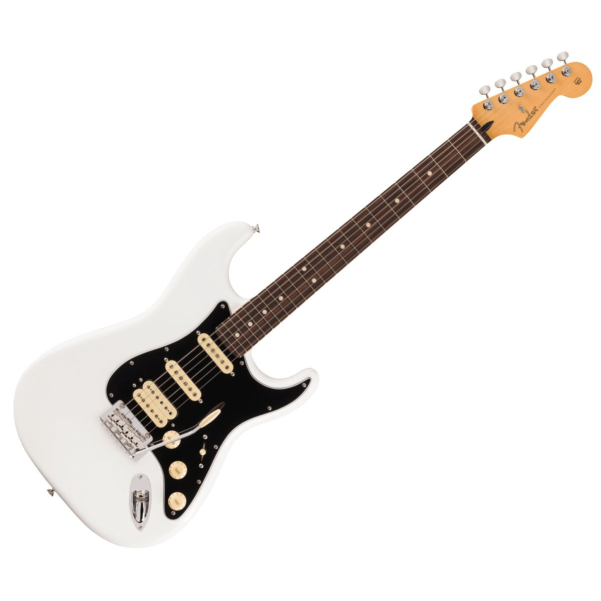 FENDER STRATOCASTER PLAYER II HSS RW PWT - GITAAR ELEKTRISCH POLAR WHITE ROSEWOOD FINGERBOARD