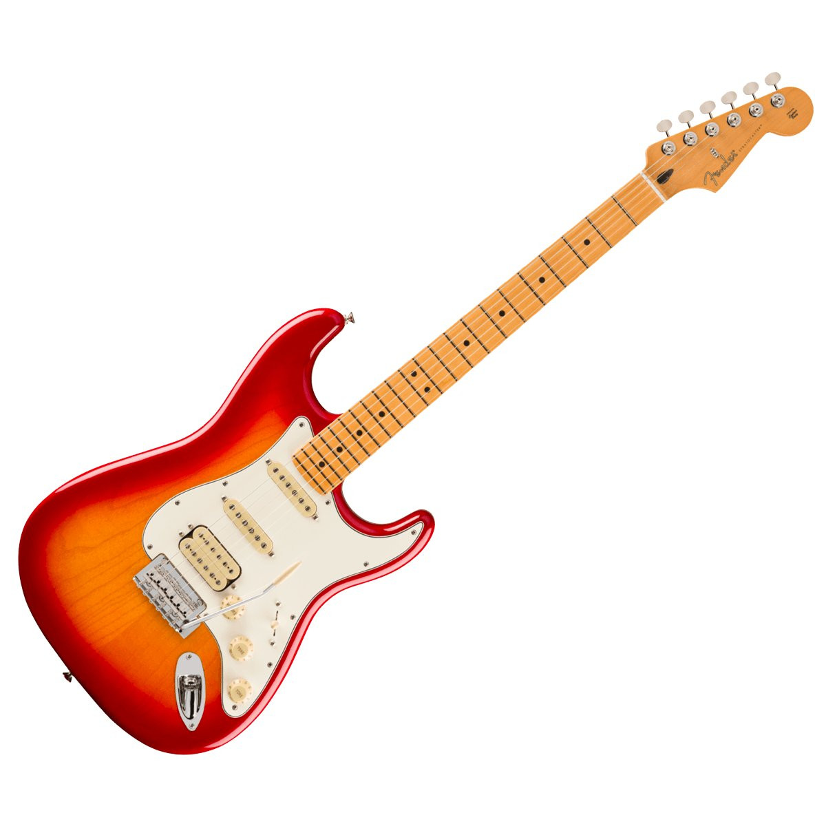 FENDER STRATOCASTER PLAYER II HSS MN ACB CHAMBERED ASH - GITAAR ELEKTRISCH AGED CHERRY BURST MAPLE FINGERBOARD