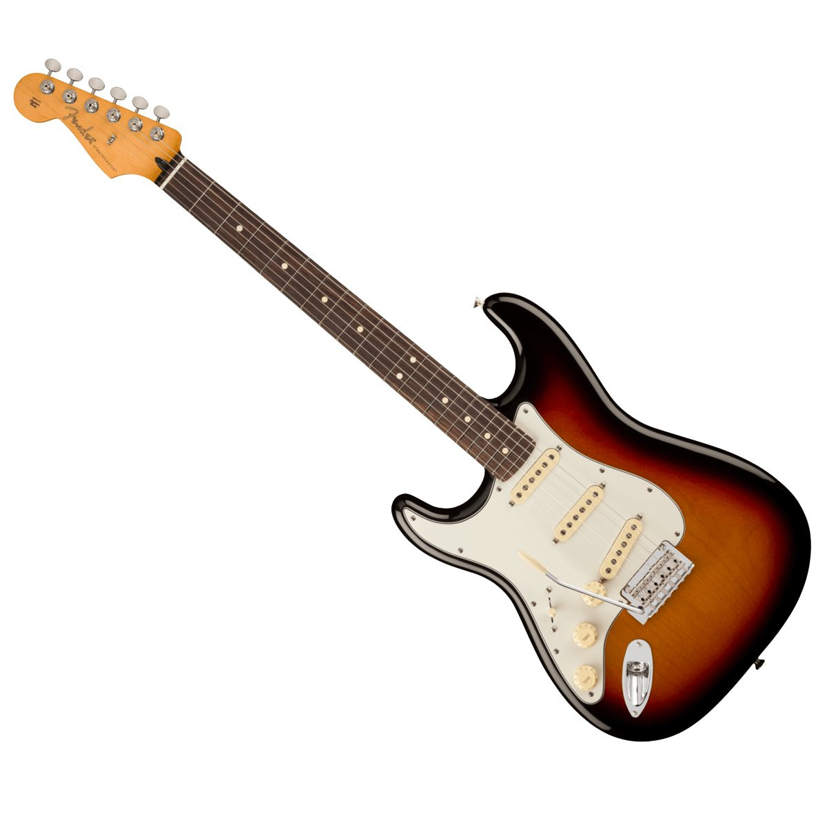 FENDER STRATOCASTER PLAYER II LINKSHANDIG RW 3TS - GITAAR ELEKTRISCH 3-COLOR SUNBURST ROSEWOOD FINGERBOARD