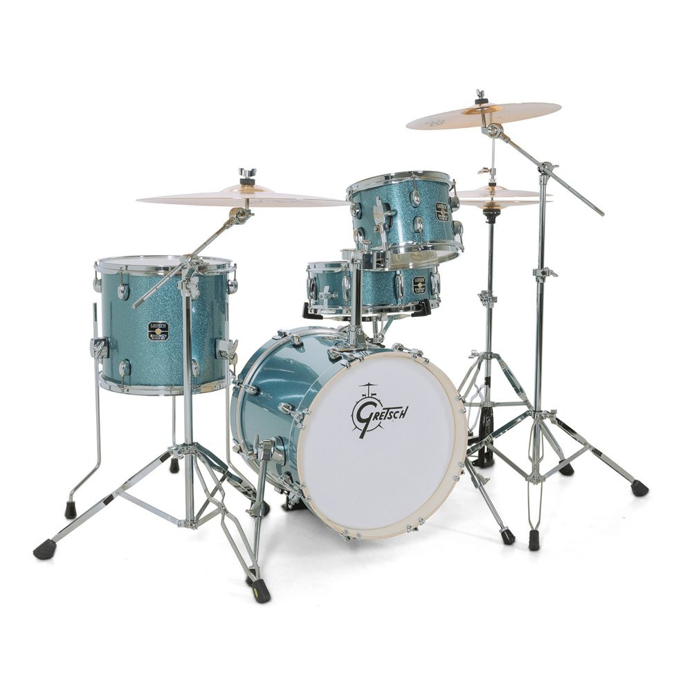 GRETSCH ENERGY GE4-S464-BS SHELL STREET KIT - DRUMSTEL KETELSET 4-DELIG 16" BD BLUE SPARKLE