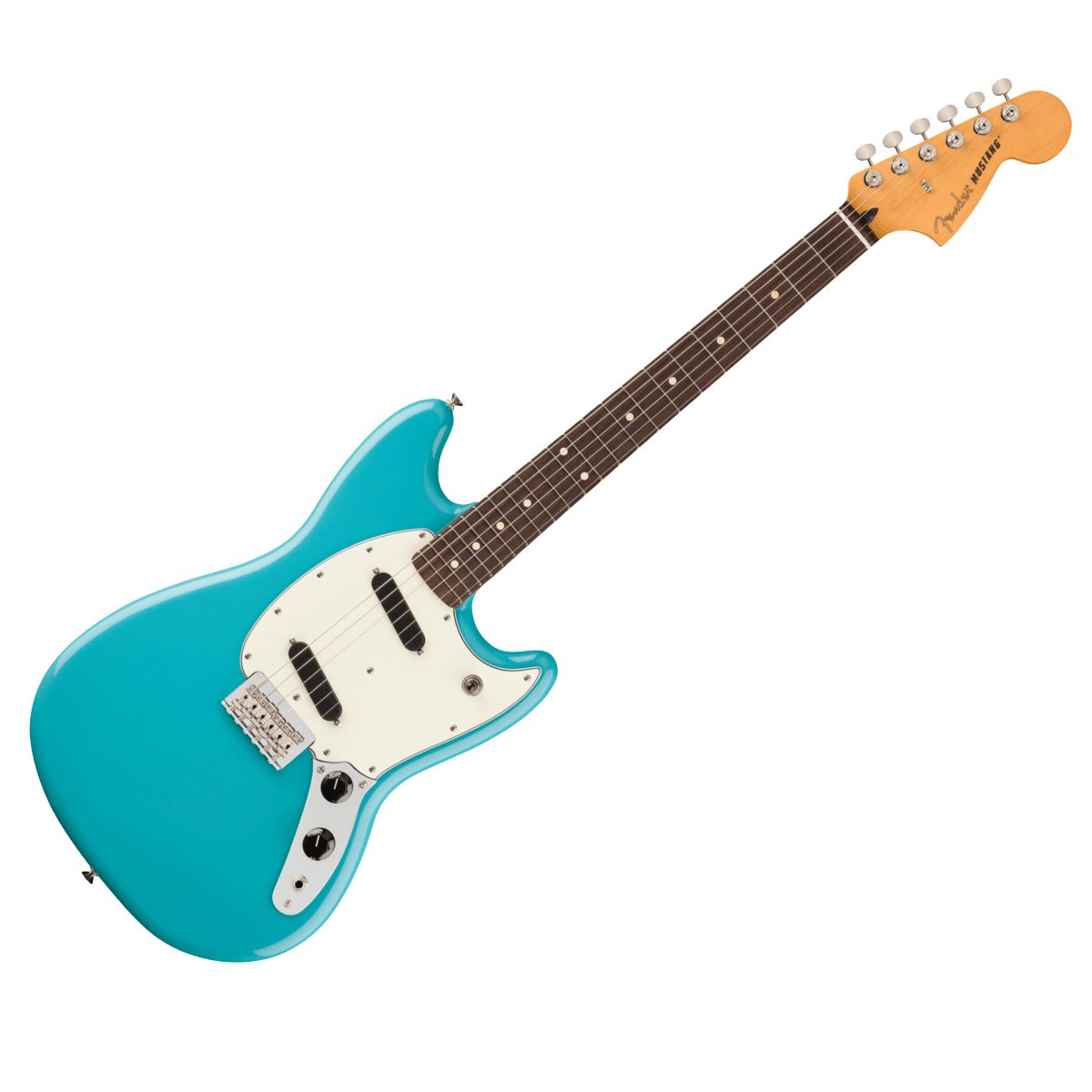 FENDER MUSTANG PLAYER II RW AQB - GITAAR ELEKTRISCH AQUATONE BLUE ROSEWOOD FINGERBOARD