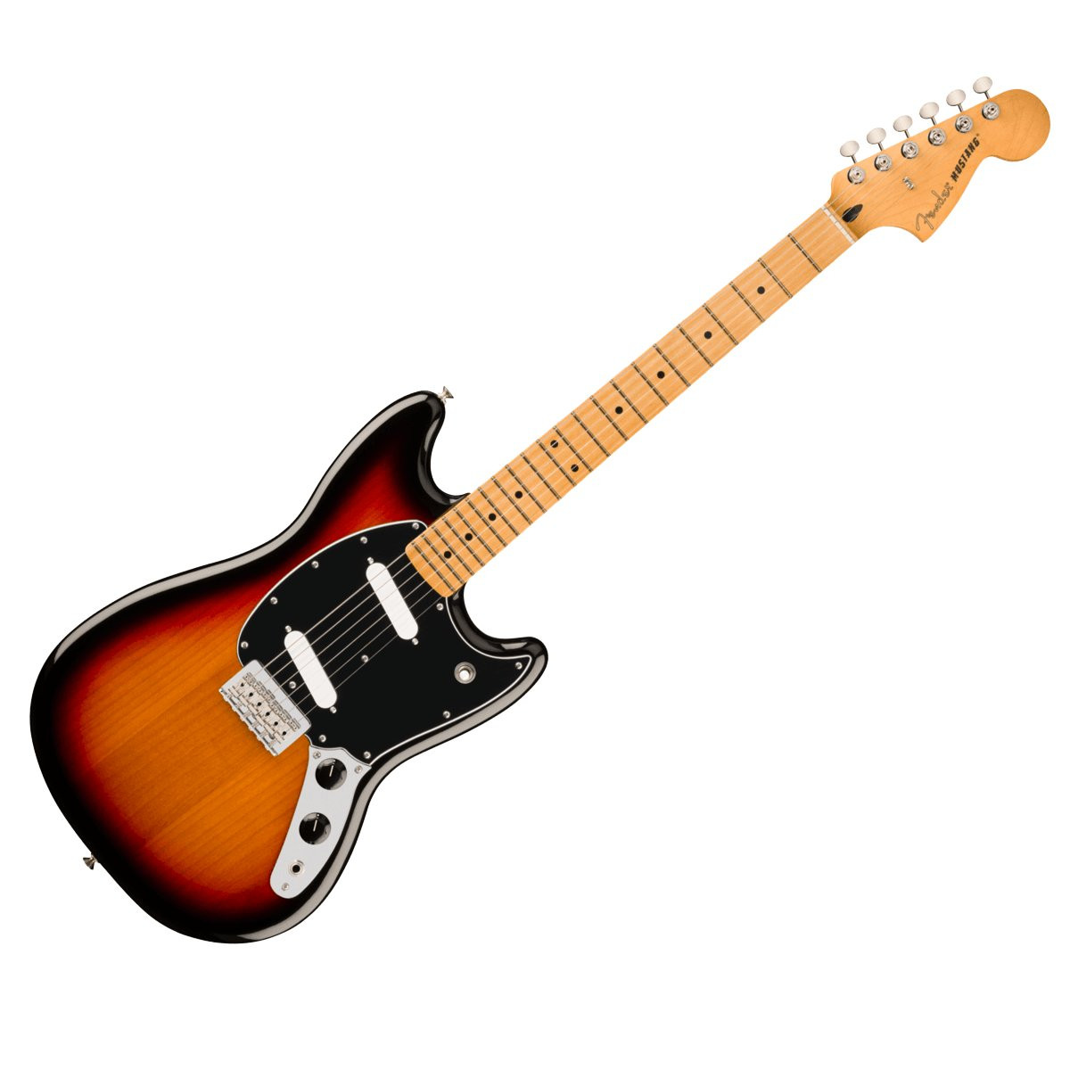 FENDER MUSTANG PLAYER II MN 3TS - GITAAR ELEKTRISCH 3-COLOR SUNBURST MAPLE FINGERBOARD