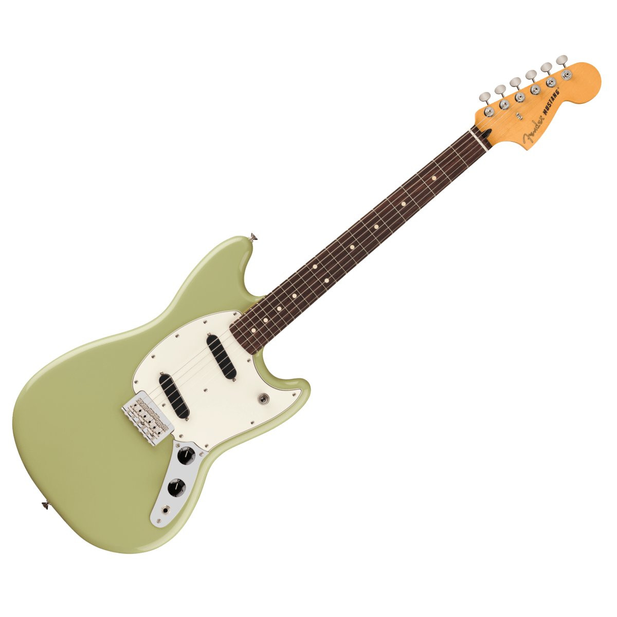 FENDER MUSTANG PLAYER II RW BCG - GITAAR ELEKTRISCH BIRCH GREEN ROSEWOOD FINGERBOARD