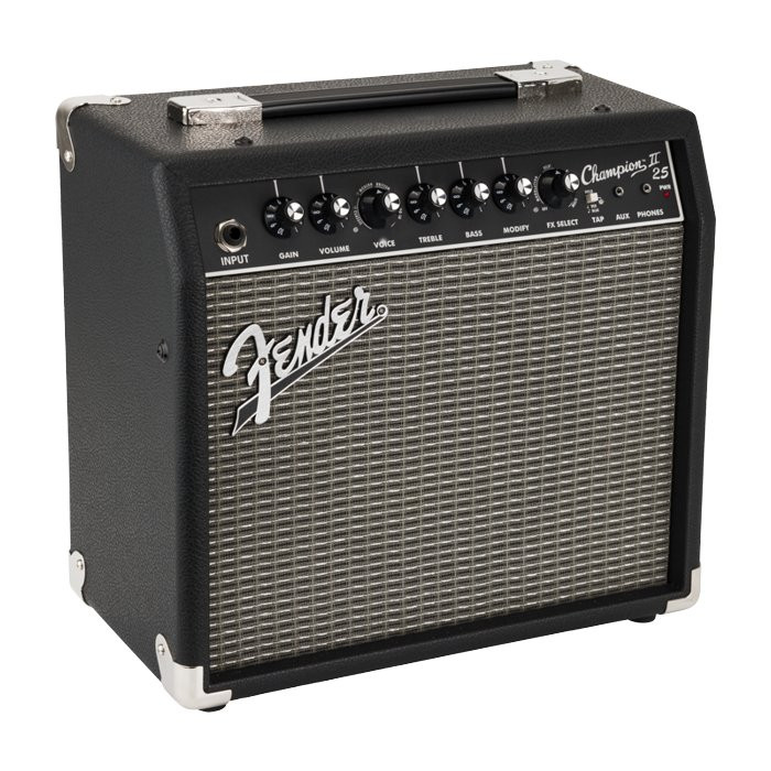 FENDER CHAMPION II 25 - GITAARVERSTERKER 25W 8" SPEAKER + EFX USB