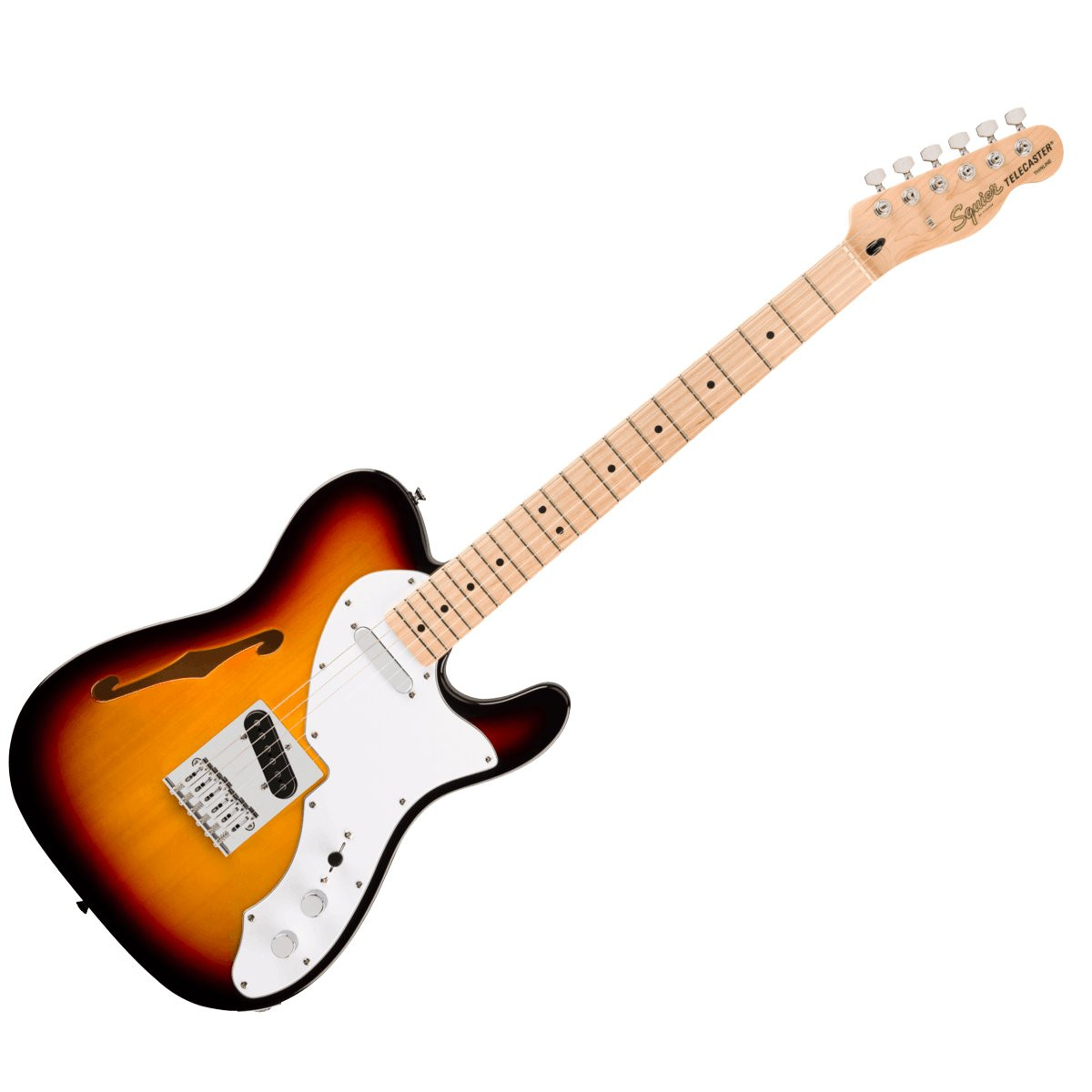 SQUIER TELECASTER THINLINE AFFINITY MN WPG 3TS - GITAAR ELEKTRISCH 3-COLOR SUNBURST MAPLE FINGERBOARD