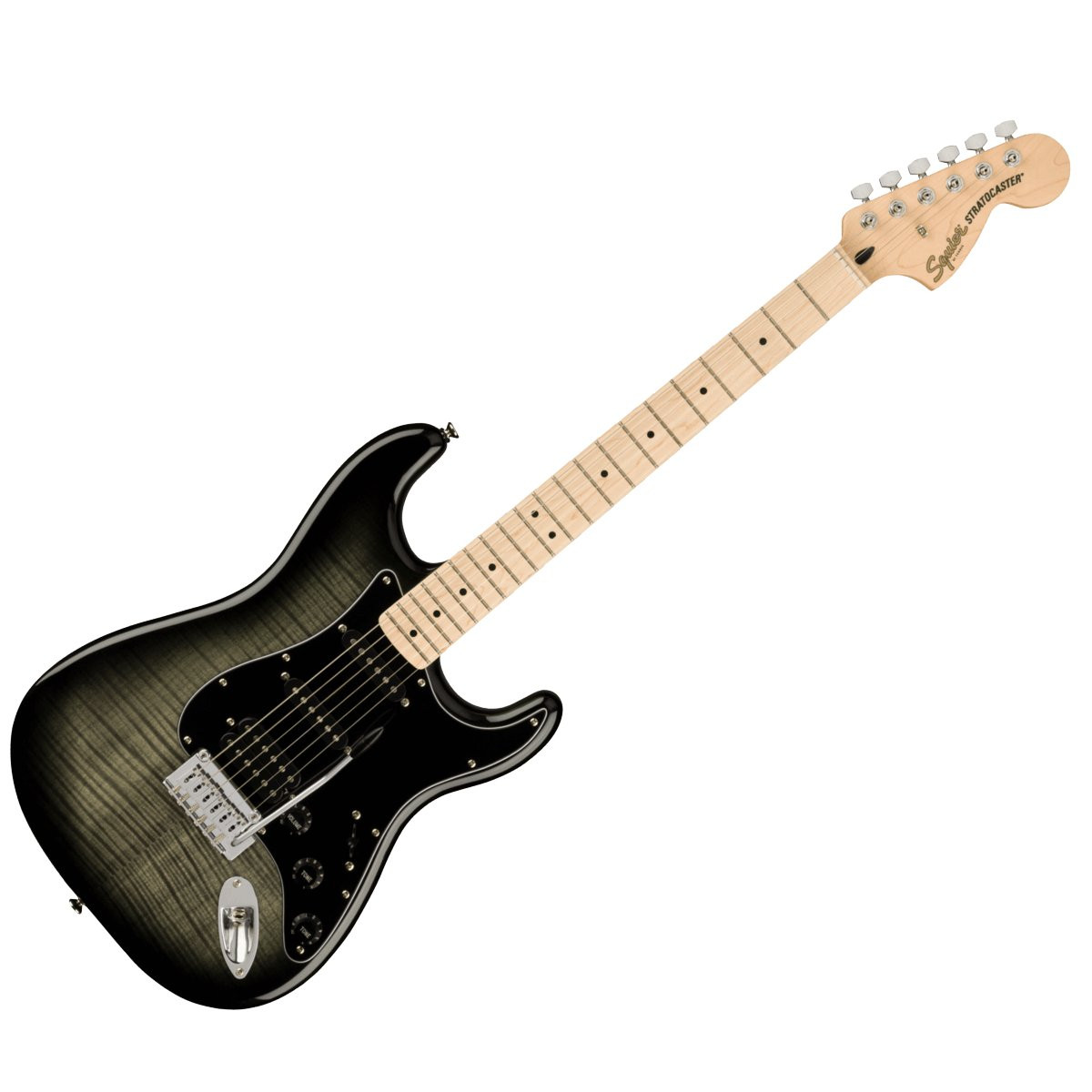 SQUIER STRATOCASTER AFFINITY FMT HSS MN BPG BBST - GITAAR ELEKTRISCH BLACK BURST MAPLE FINGERBOARD