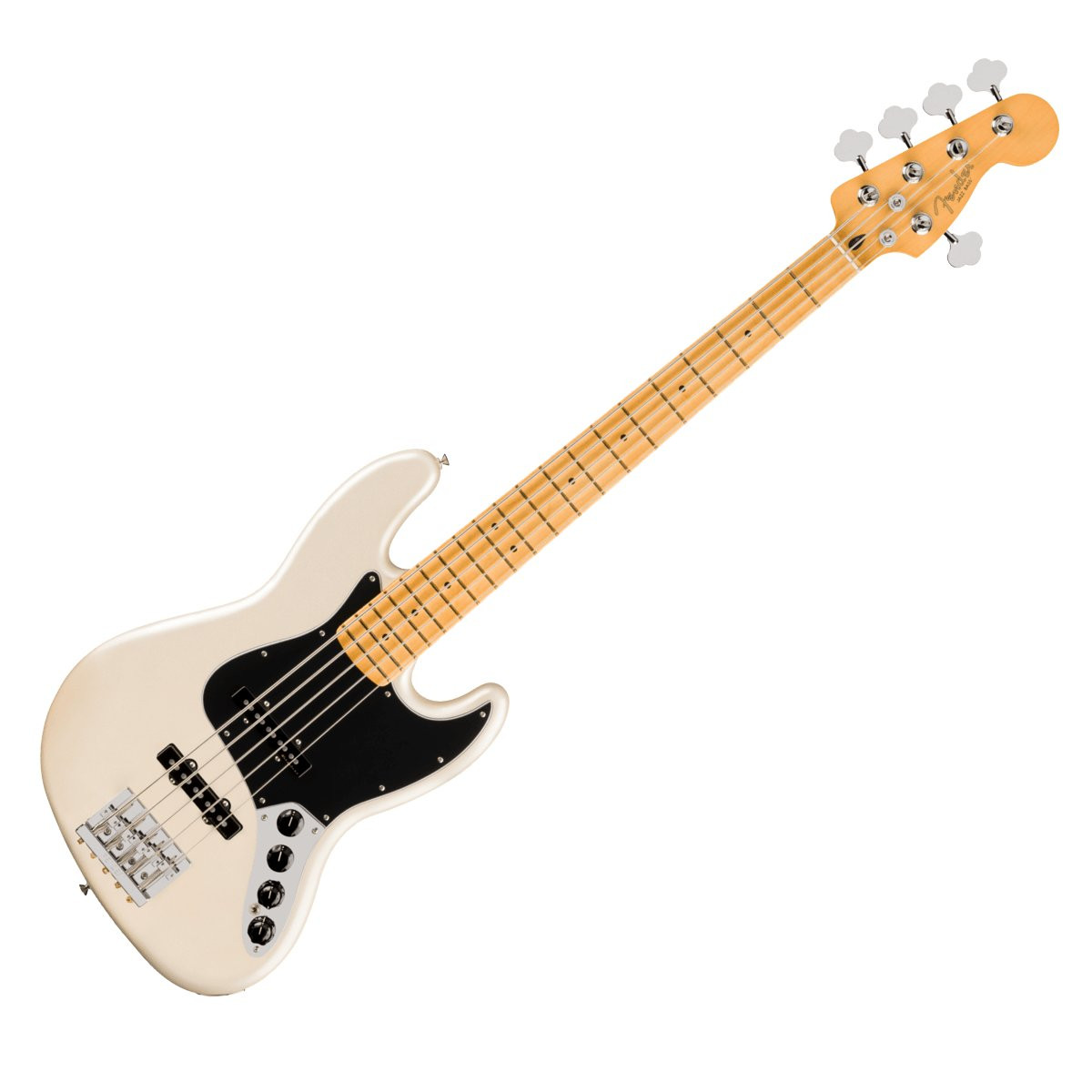 FENDER JAZZ BASS PLAYER II MODIFIED ACTIVE V MN OLP - BASGITAAR 5-STRING OLYMPIC PEARL MAPLE FINGERBOARD
