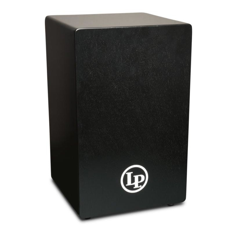 LATIN PERCUSSION LP1428NYII BLACK BOX - CAJON 48X30X30CM ZWART VOORKANT MERANTI BODY MDF