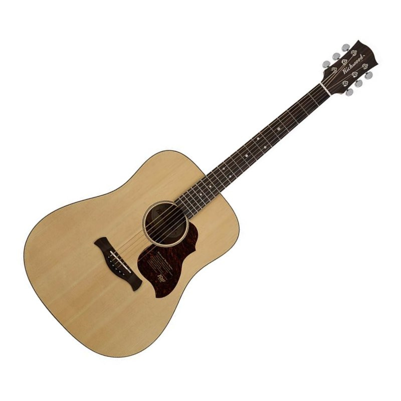 RICHWOOD D-20 MASTER SERIES SOLID SPRUCE TOP SATIN NATURAL - GITAAR WESTERN DREADNOUGHT MASSIEF SPARREN & MAHONIE